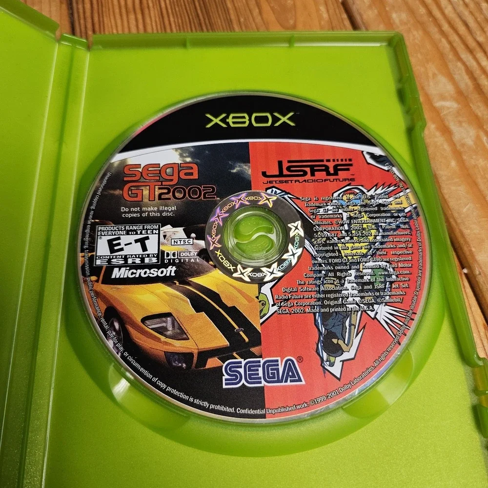 JSRF Jet Set Radio Future & Sega GT 2002 - Original Xbox